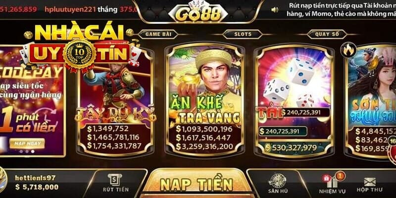 Đăng ký tài khoản ngay tại nhà cái GO88
